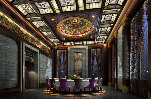 伽师低调奢华的新中式酒店设计效果图
